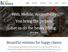 Tablet Screenshot of cmswebsolutions.com